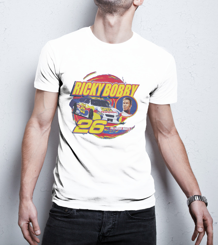 Ricky Bobby 26 Talladega Nights Racing Car T-Shirt
