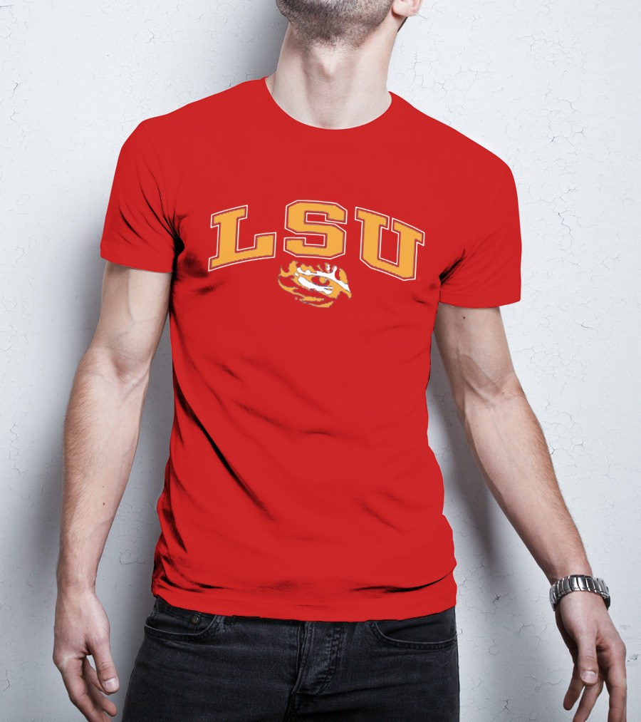 LSU Tigers Eye Emblem T-Shirt