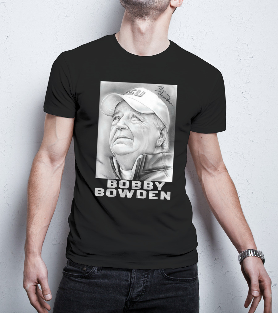 Bobby Bowden FSU Dadgummit Daggum Legend T-Shirt