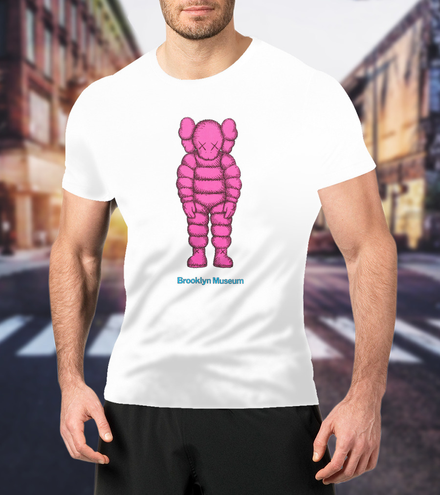 KAWS Pink Figure Brooklyn Museum T-Shirt