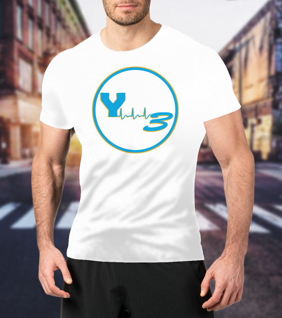 Y3 Heartbeat Circle T-Shirt
