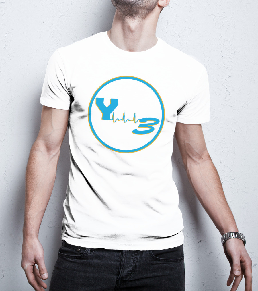 Y3 Heartbeat Circle T-Shirt