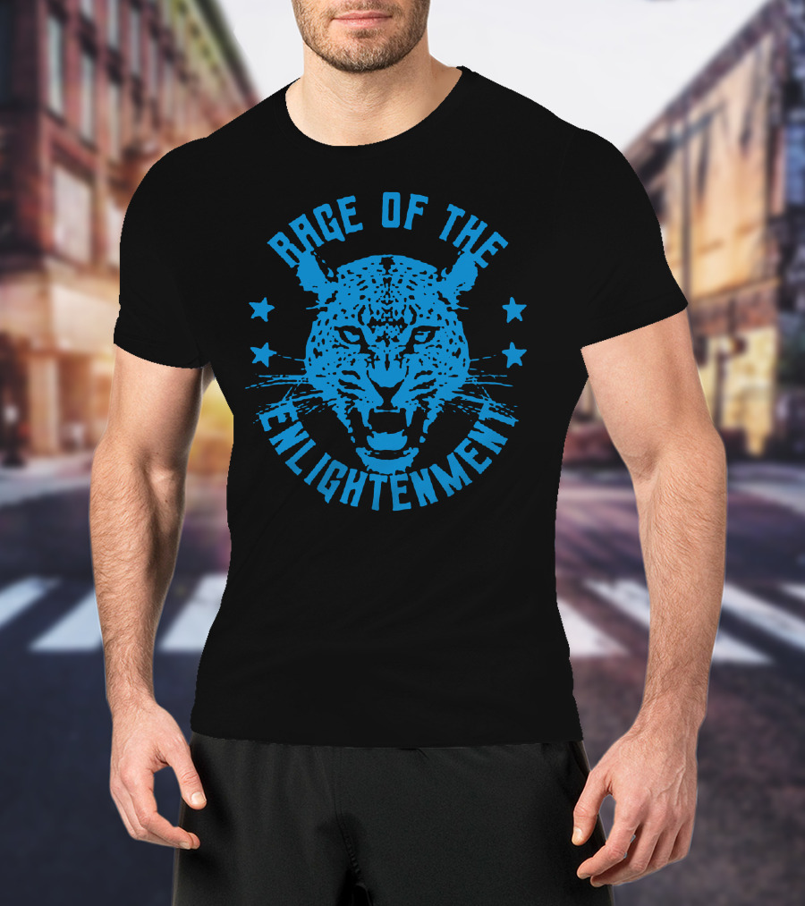 Rage Of The Enlightenment Leopard Head With Stars T-Shirt