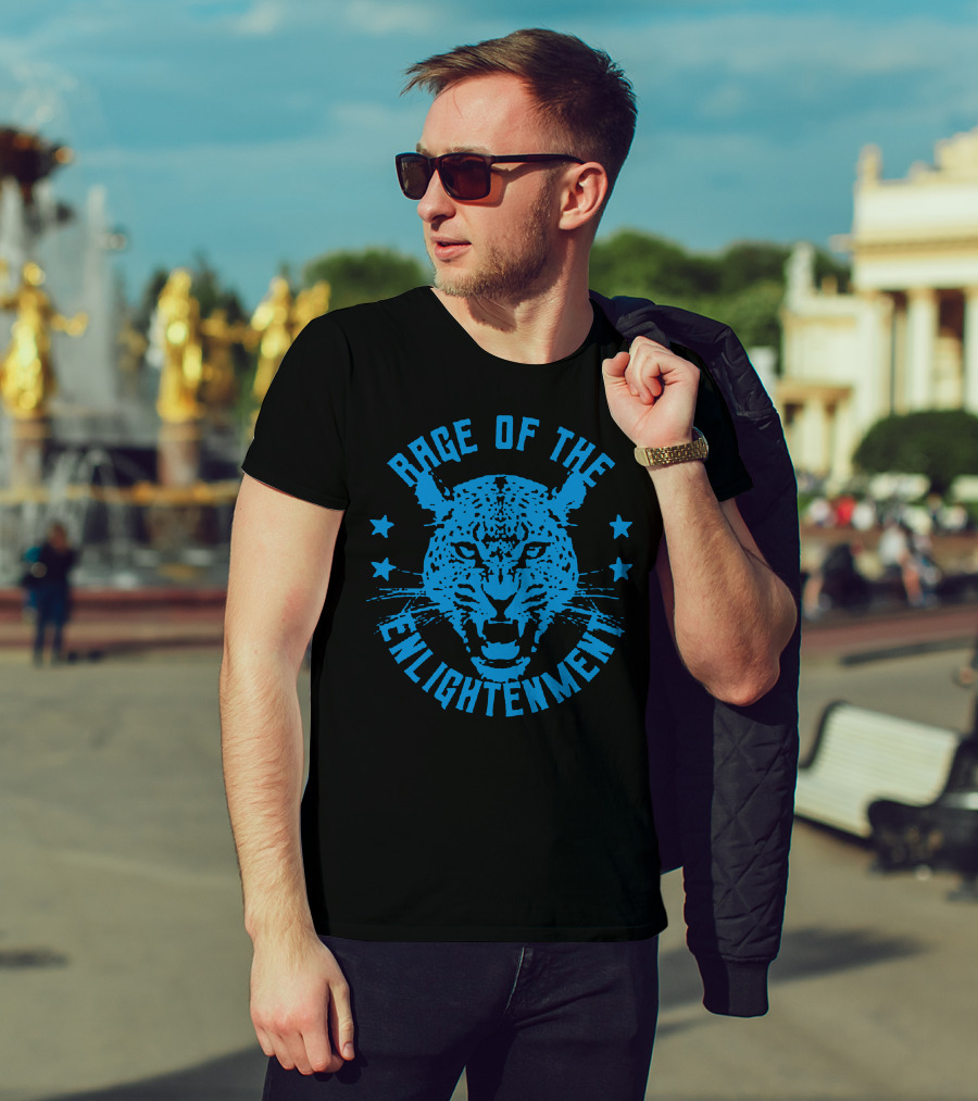 Rage Of The Enlightenment Leopard Head With Stars T-Shirt