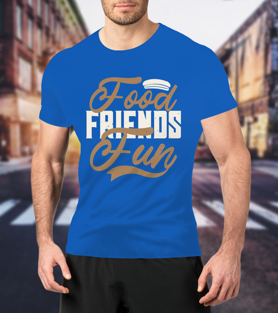 Food Friends Fun Sailor Hat T-Shirt