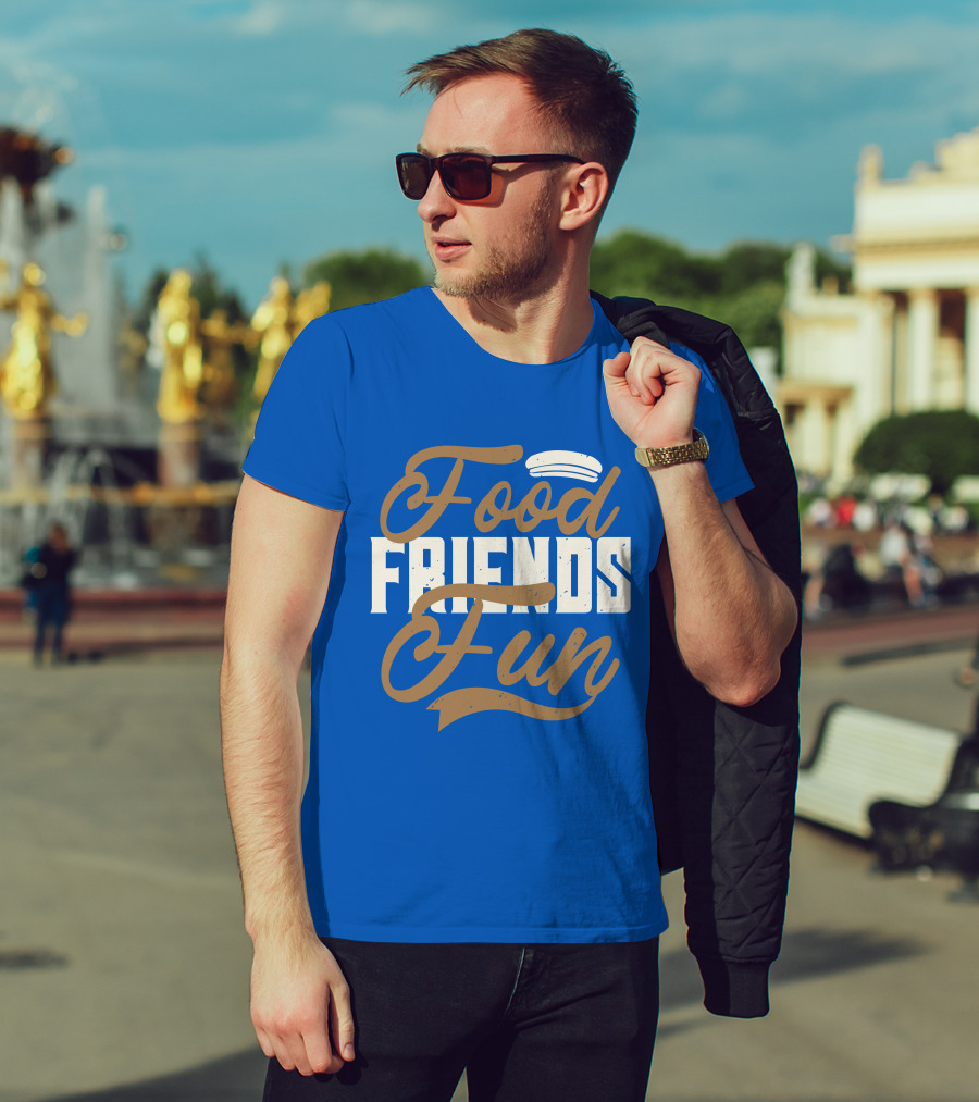 Food Friends Fun Sailor Hat T-Shirt