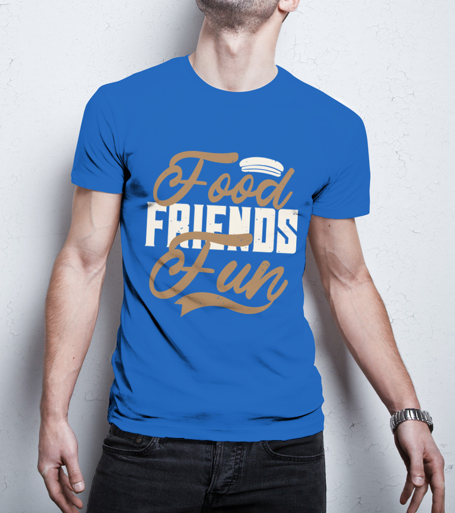 Food Friends Fun Sailor Hat T-Shirt
