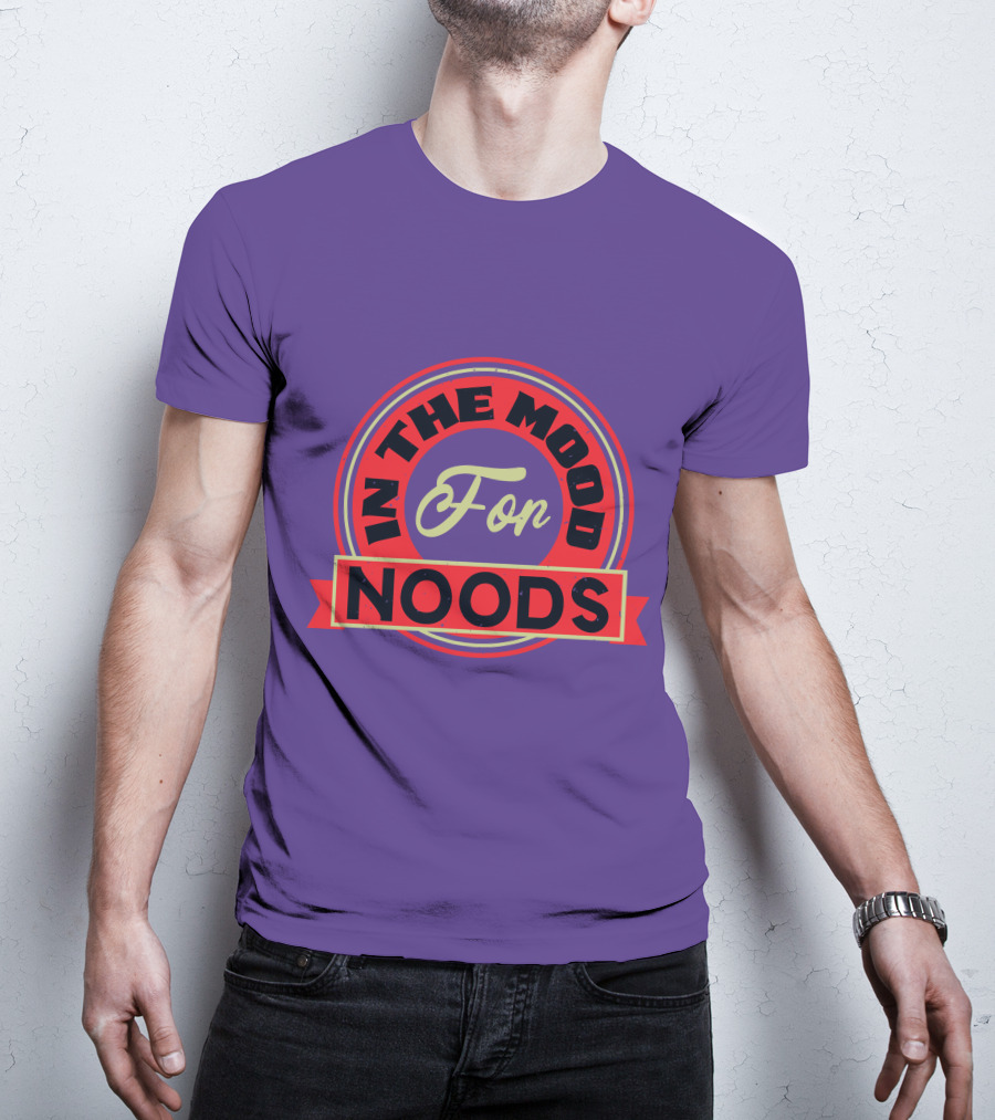 In The Mood For Noods Circle Emblem T-Shirt