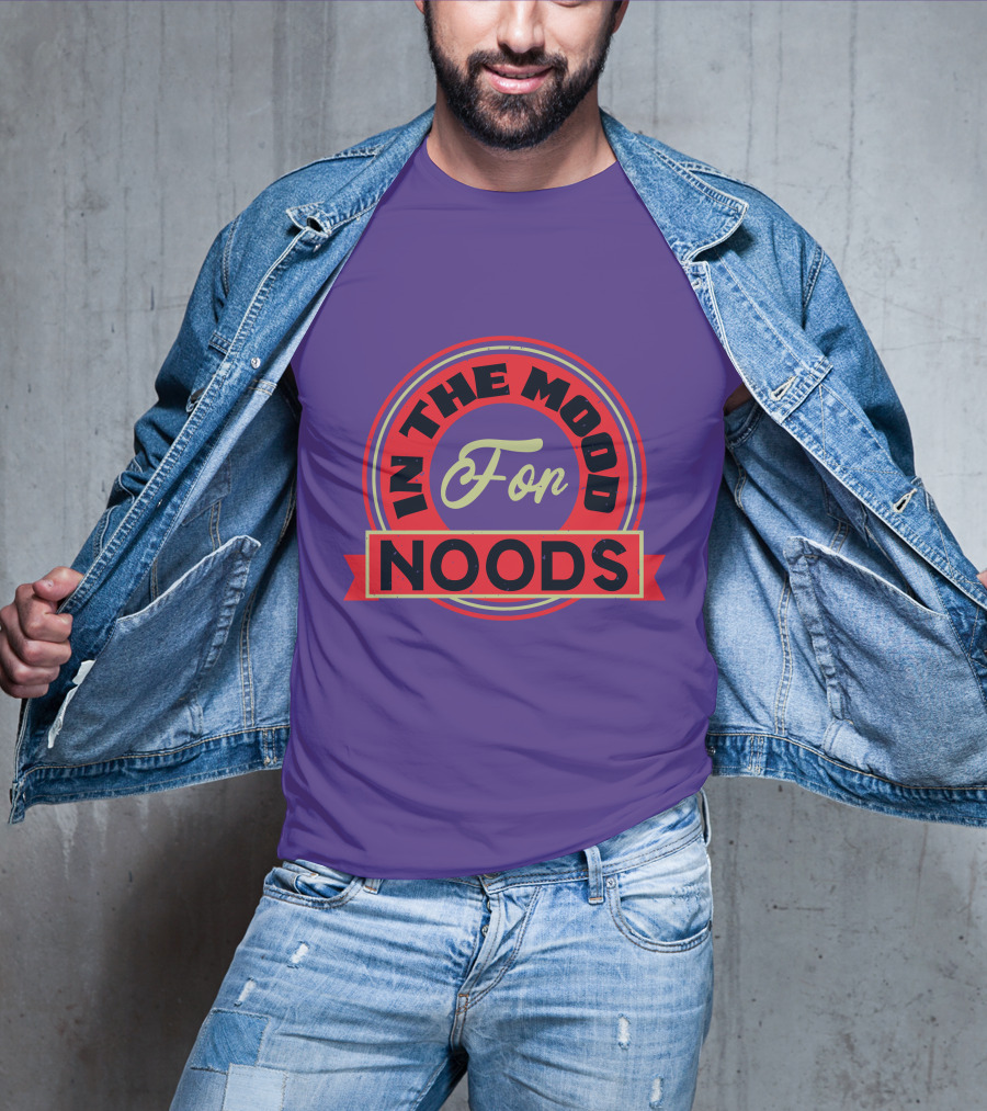 In The Mood For Noods Circle Emblem T-Shirt