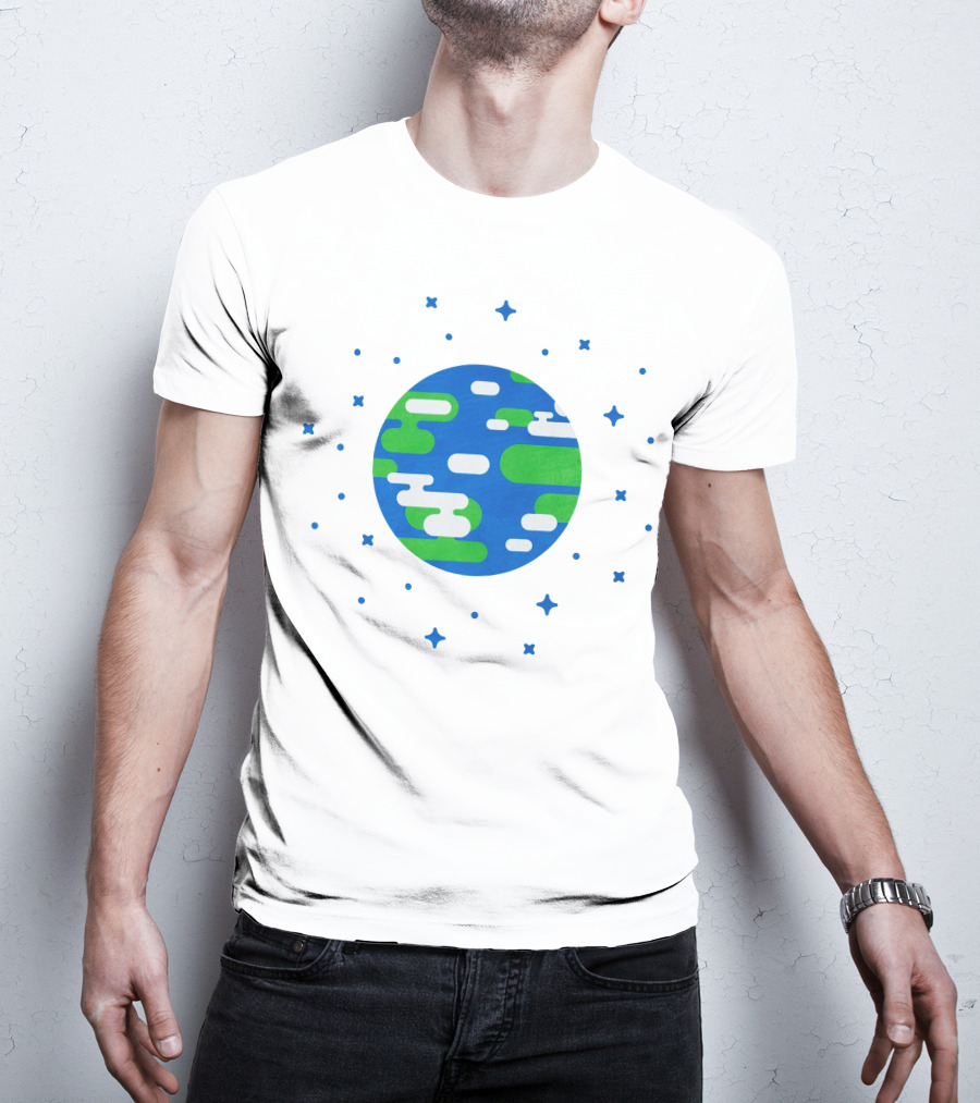 Kurzgesagt Earth Space T-Shirt