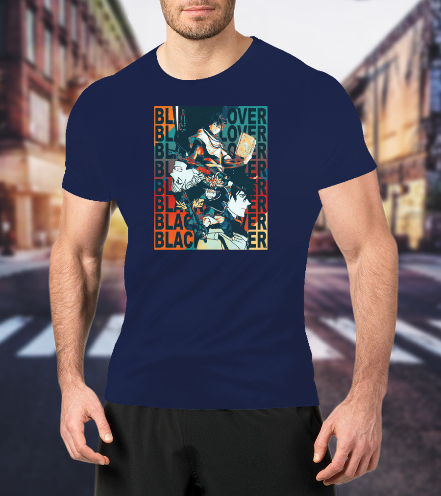 Black Clover Pop Manga Characters Dynamic Collage T-Shirt
