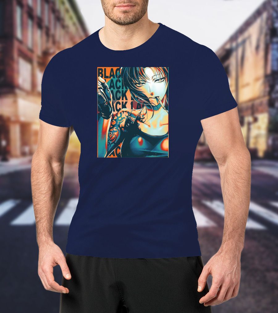 Black Lagoon Pop Anime Style Revy T-Shirt