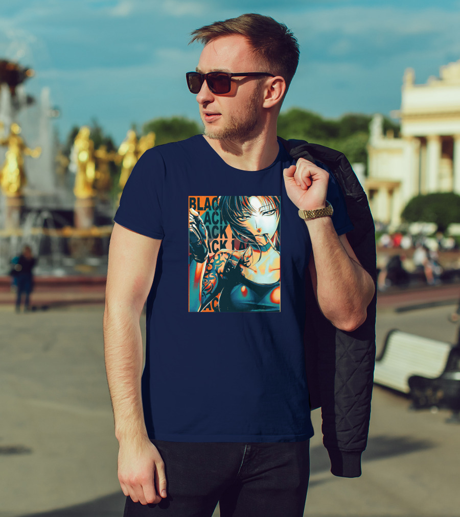 Black Lagoon Pop Anime Style Revy T-Shirt
