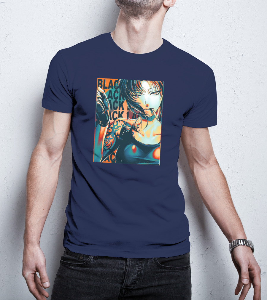 Black Lagoon Pop Anime Style Revy T-Shirt