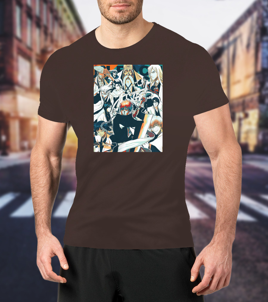 BLEACH Character Collage Manga Art POP T-Shirt