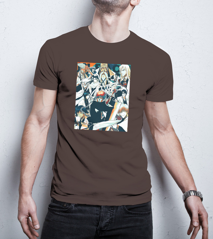 BLEACH Character Collage Manga Art POP T-Shirt