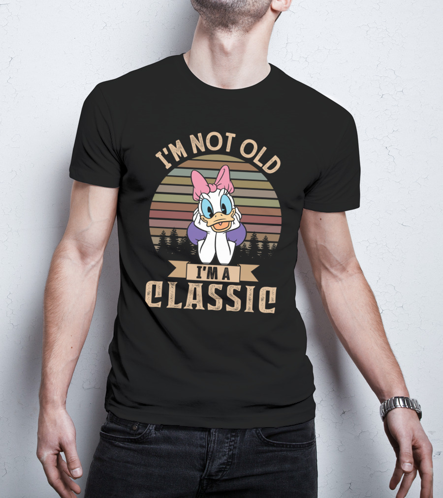 I'm Not Old I'm A Classic Daisy Duck Vintage Retro Style T-Shirt