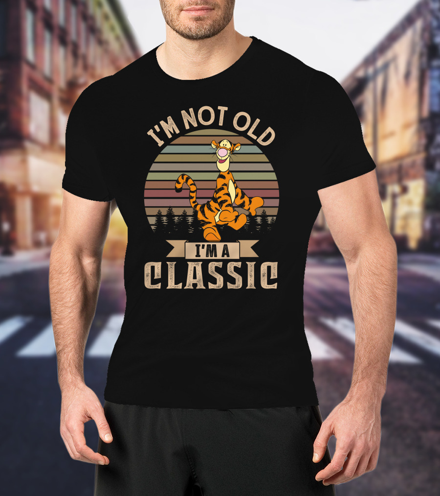 I'm Not Old I'm A Classic Tigger Retro Style T-Shirt