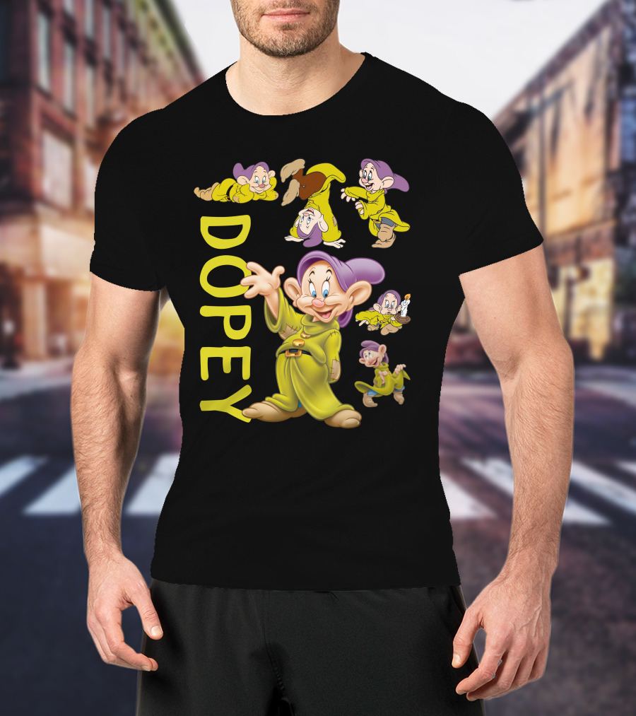 Dopey Seven Dwarfs Character Variations Disney T-Shirt