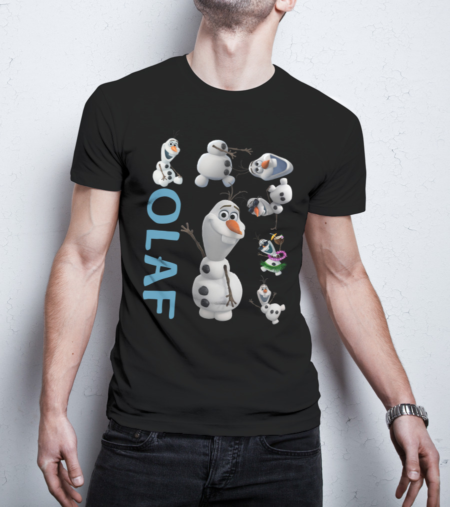 Olaf Frozen Character Multiple Poses And Expressions T-Shirt