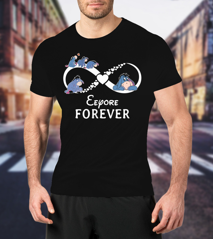 Eeyore Infinity Heart Eeyore Forever T-Shirt