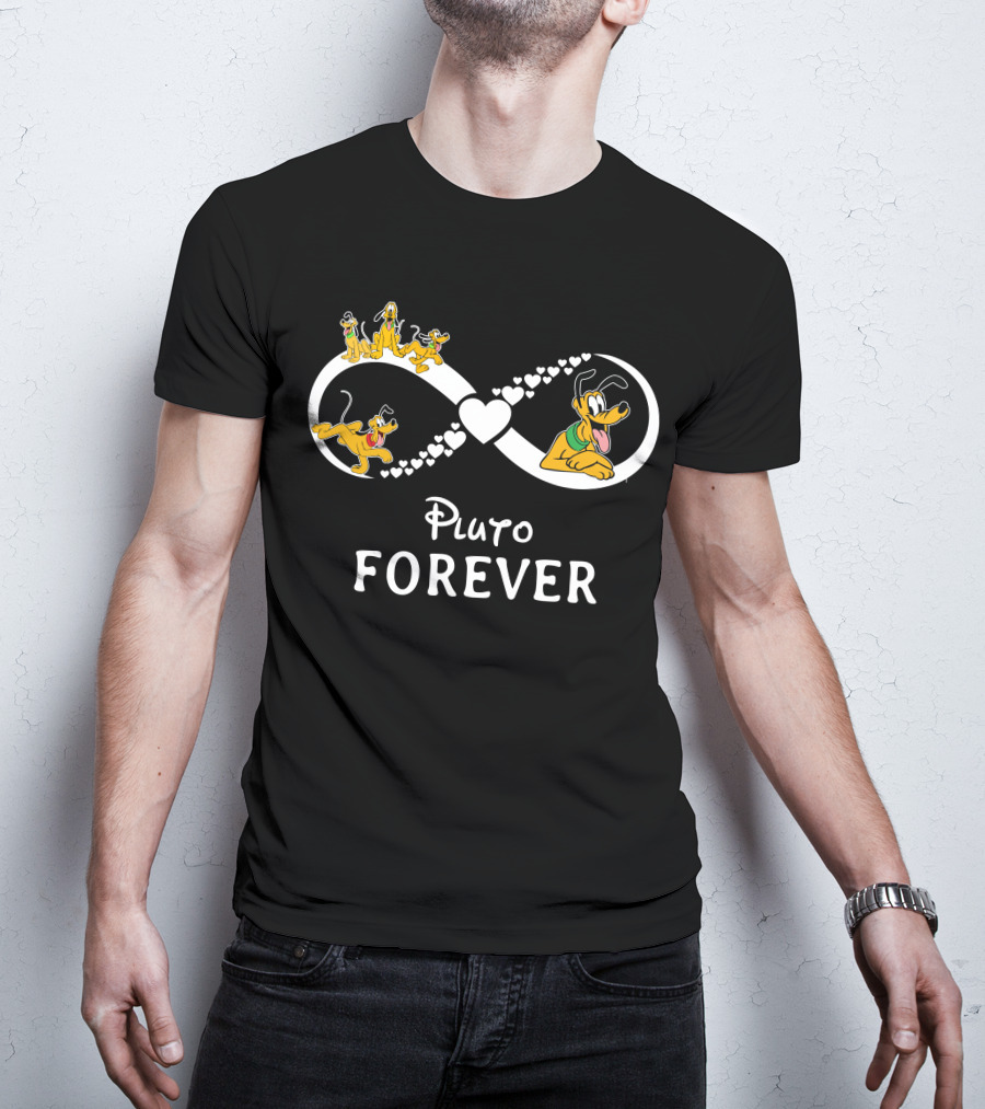 Pluto Forever Infinity Heart T-Shirt