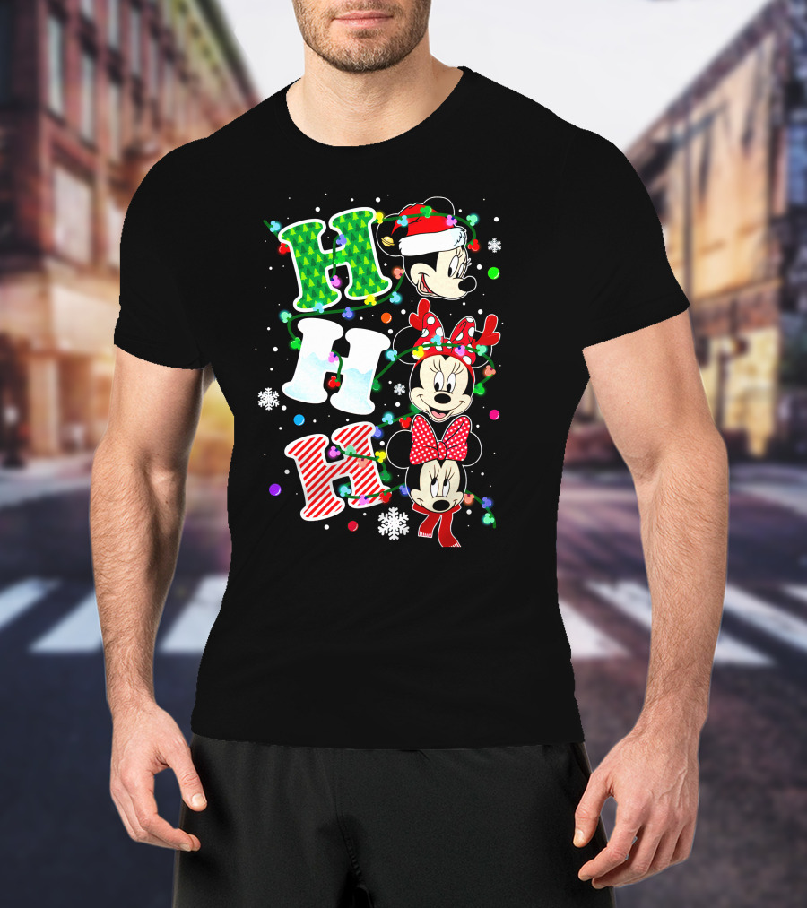 Ho Ho Ho Minnie Christmas T-Shirt