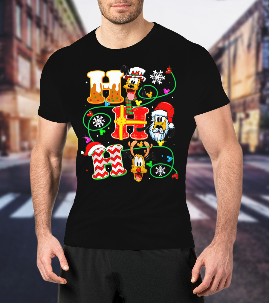 Ho Ho Ho Pluto Christmas Magic T-Shirt