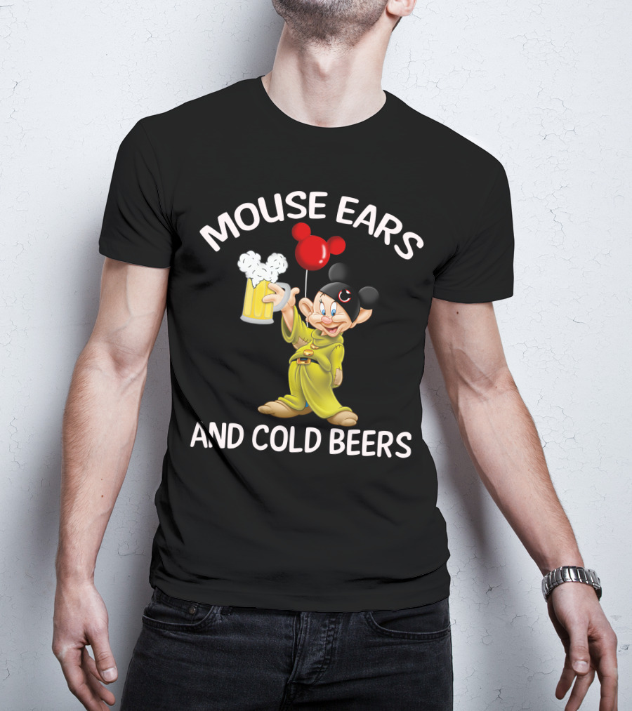 Mouse Ears And Cold Beers Dopey Mug Balloon T-Shirt