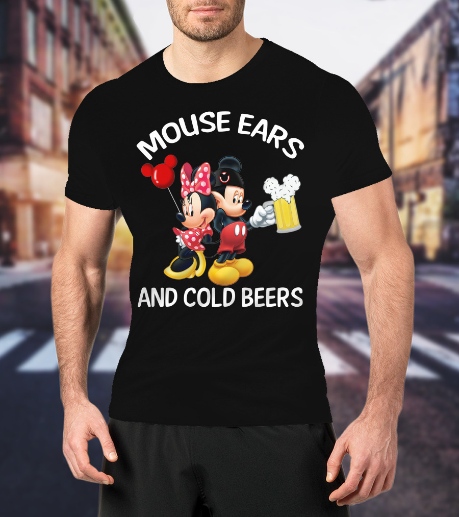 Mouse Ears And Cold Beers T-Shirt