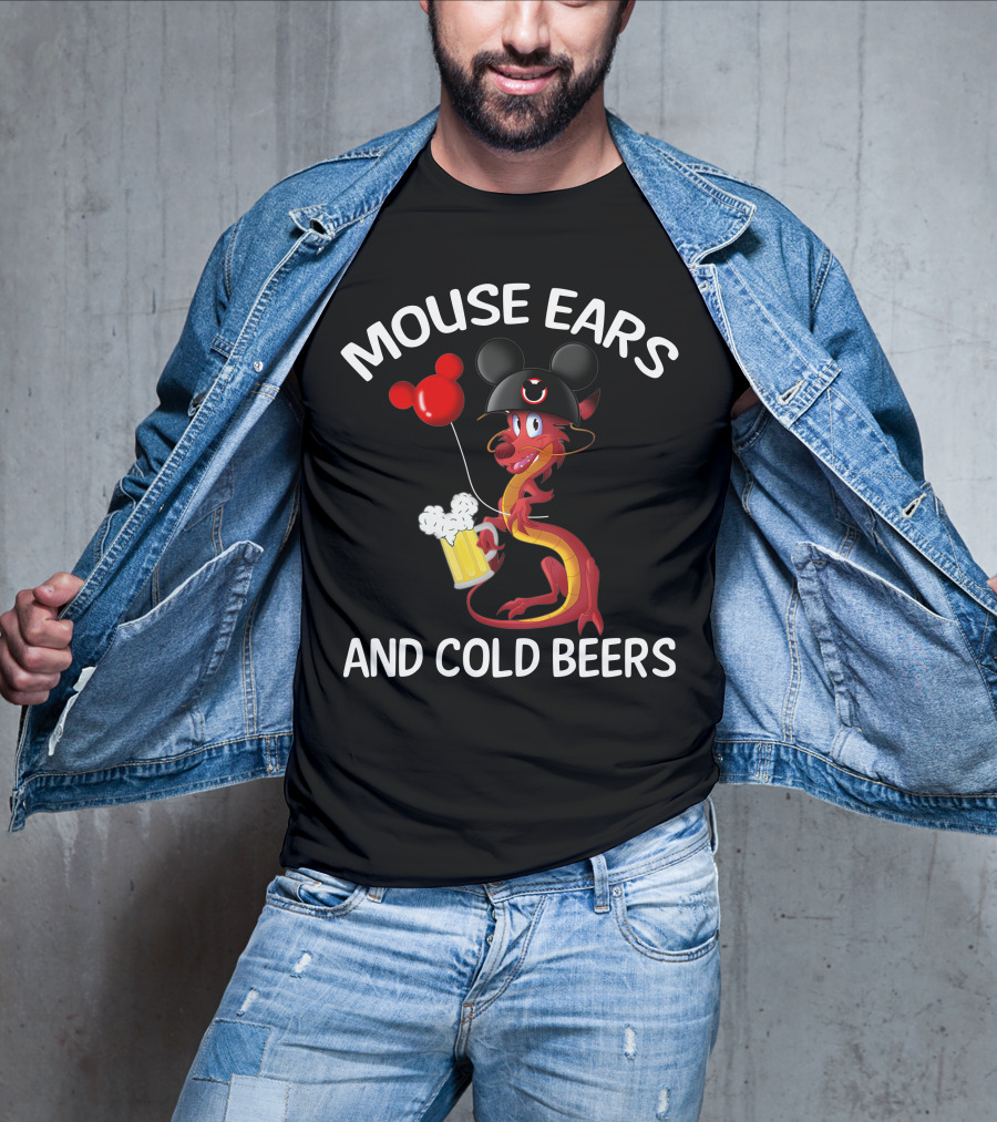 Mushu Mouse Ears And Cold Beers T-Shirt