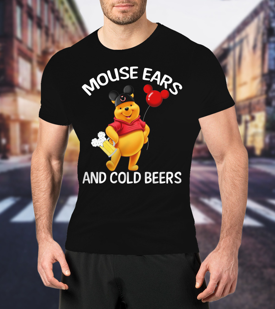 Mouse Ears And Cold Beers Balloon And Mug T-Shirt
