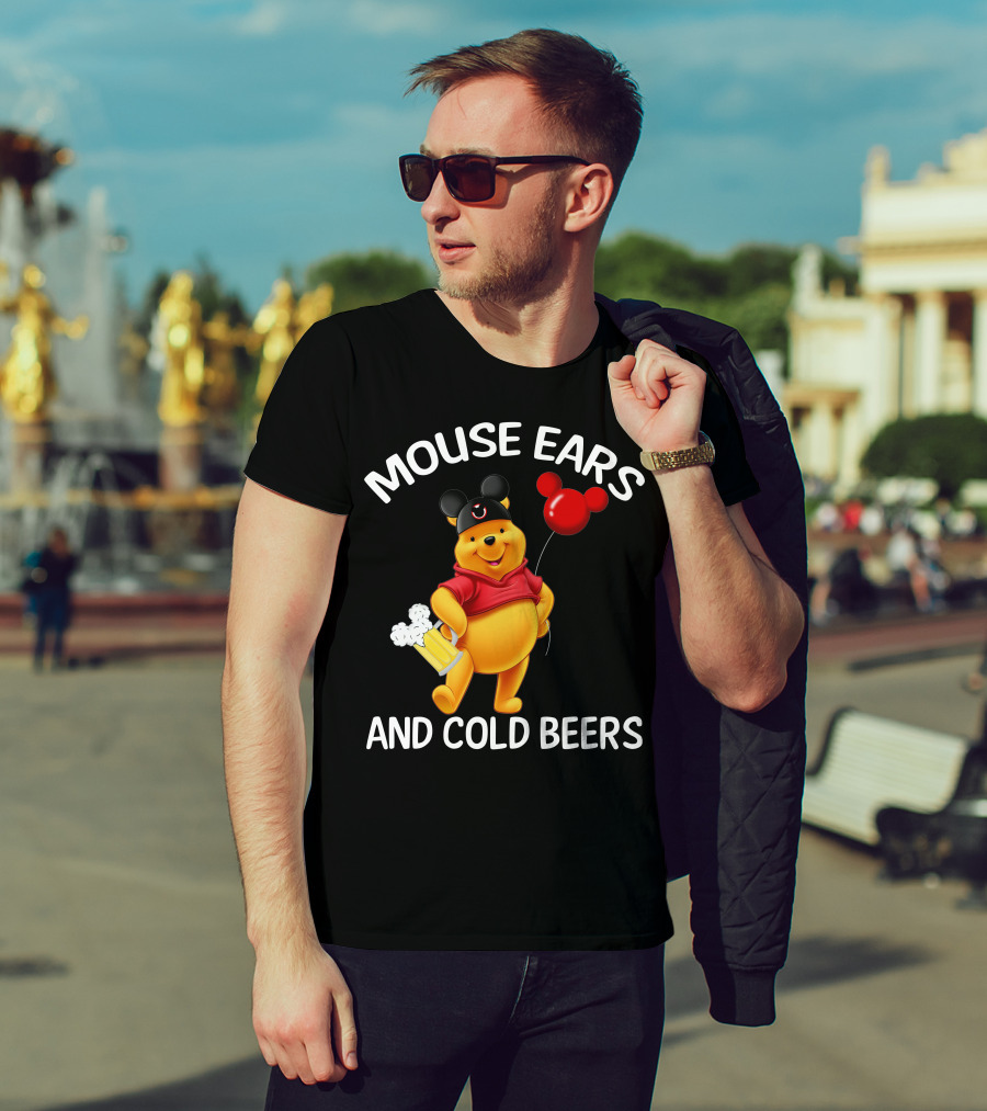 Mouse Ears And Cold Beers Balloon And Mug T-Shirt