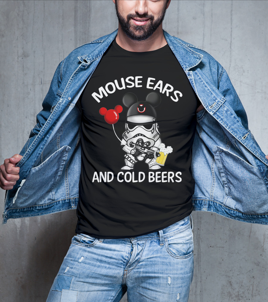 Mouse Ears And Cold Beers Stormtrooper T-Shirt