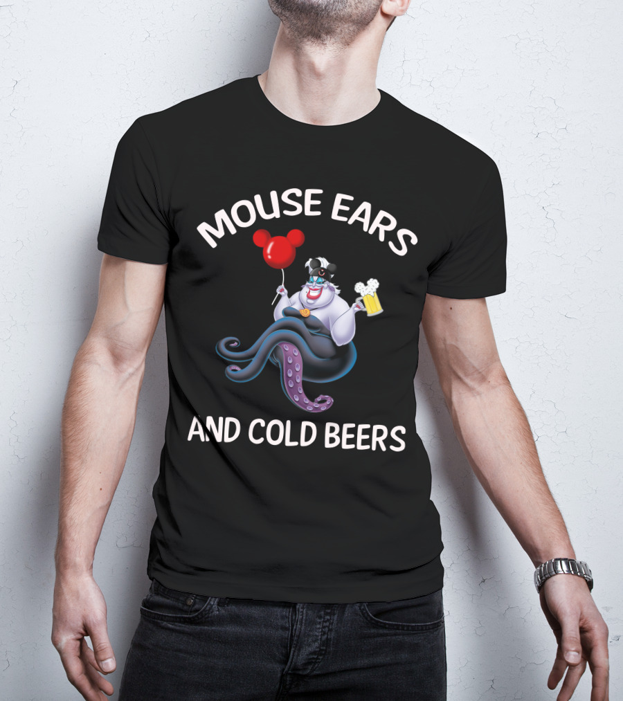 Mouse Ears And Cold Beers Ursula Balloon Beer Mug T-Shirt