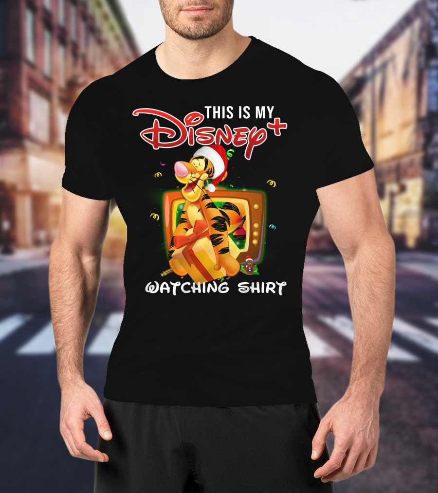 This Is My Disney+ Tigger Watching T-Shirt
