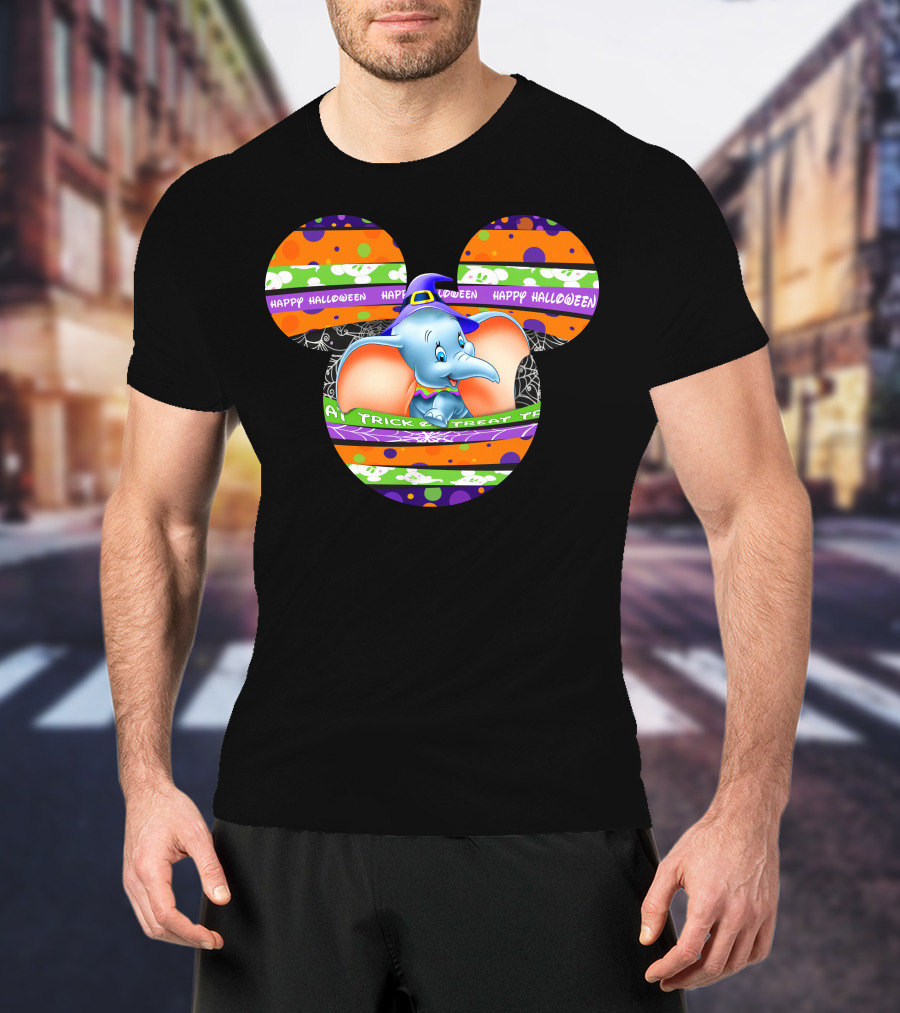 Dumbo Happy Halloween Mickey Trick Or Treat T-Shirt