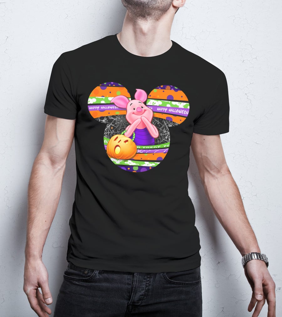 Piglet Happy Halloween Trick Or Treat T-Shirt