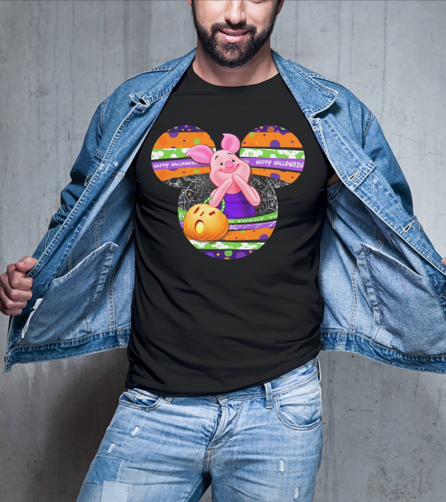 Piglet Happy Halloween Trick Or Treat T-Shirt