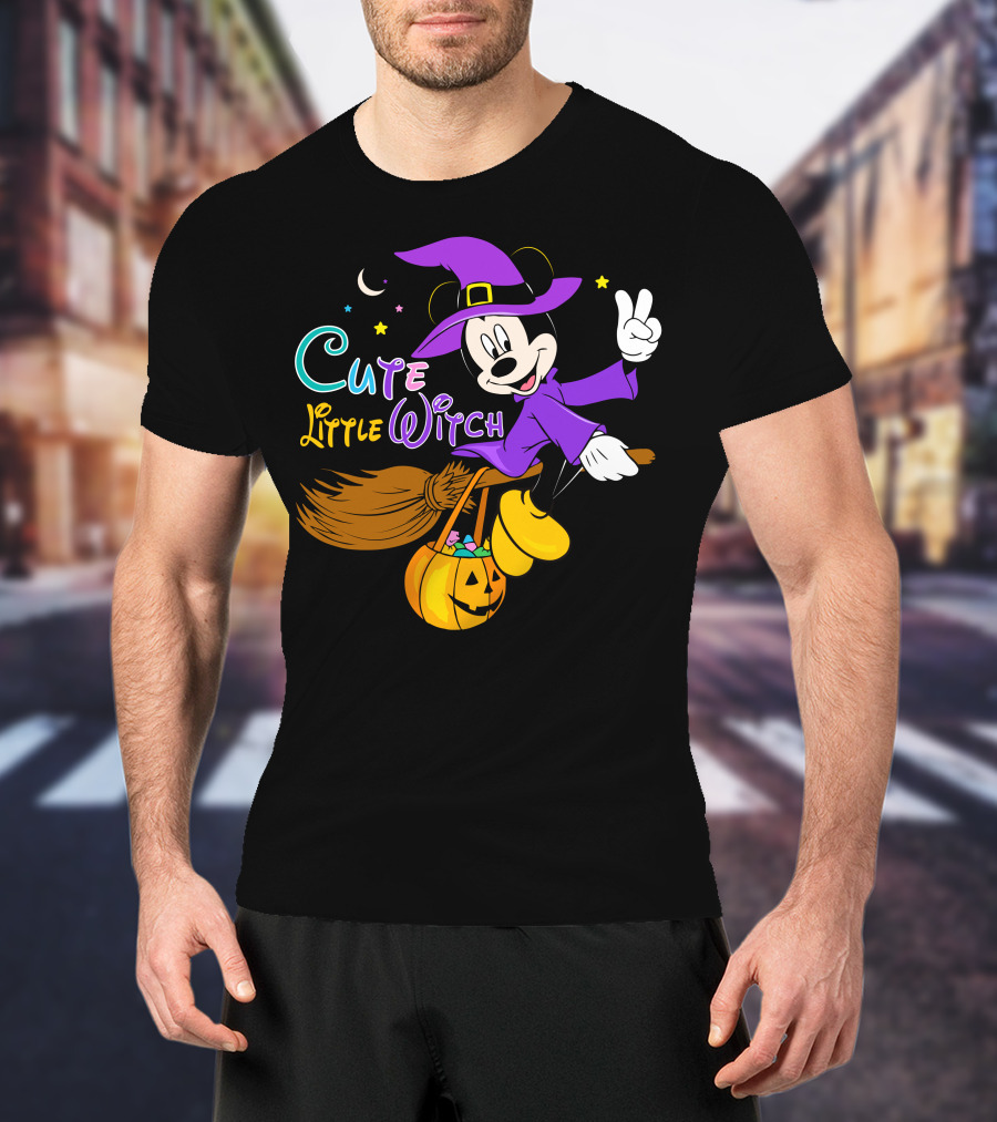 Cute Little Witch Halloween T-Shirt
