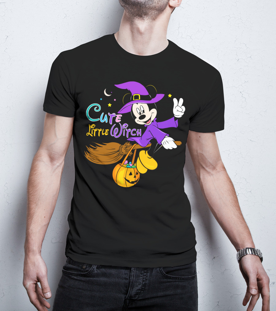 Cute Little Witch Halloween T-Shirt