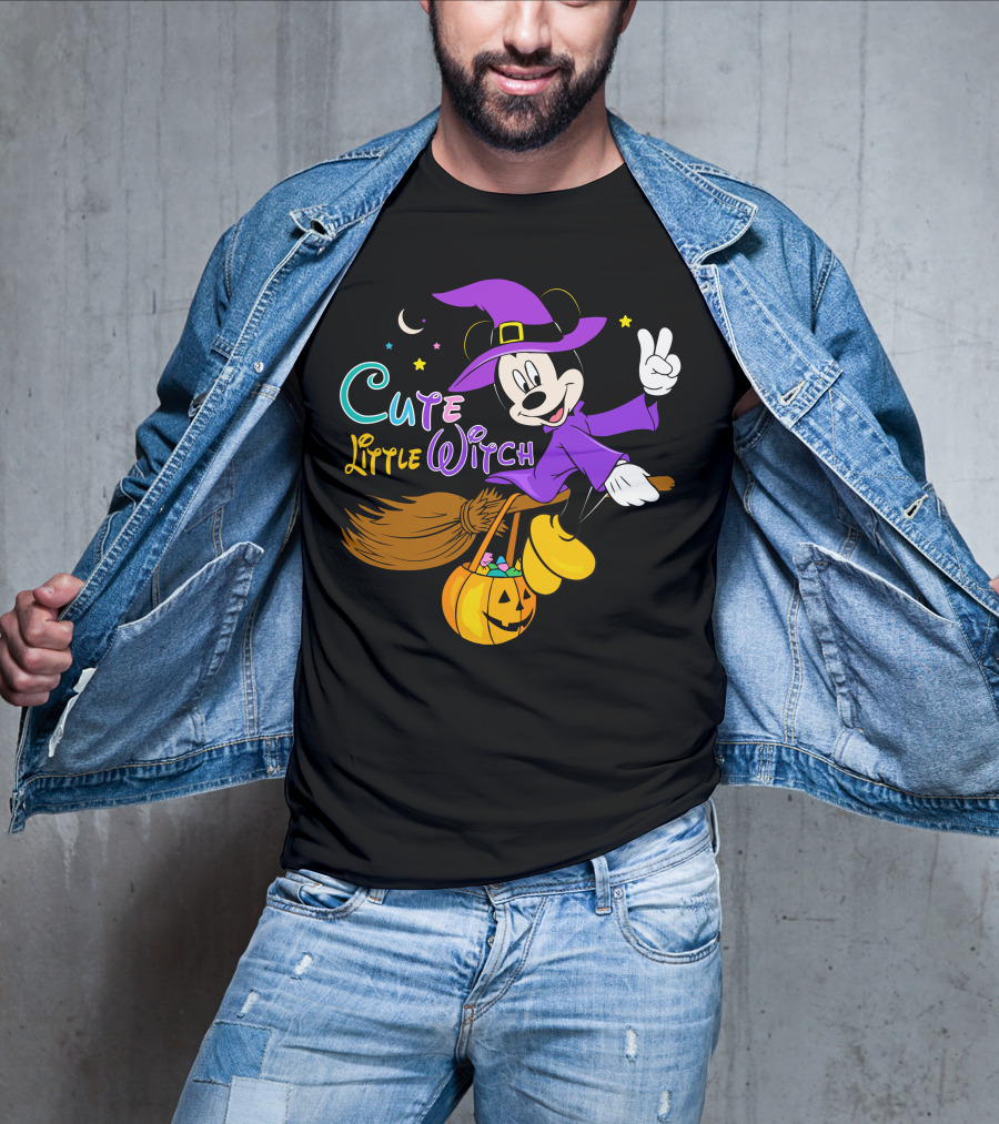 Cute Little Witch Halloween T-Shirt