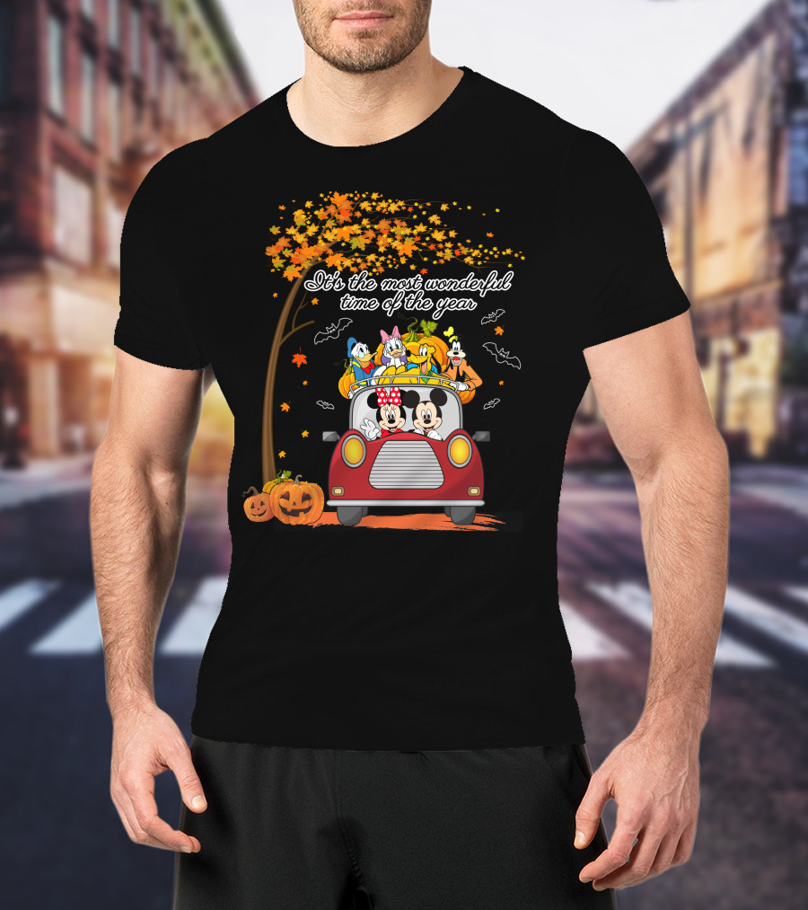 It's The Most Wonderful Time Of The Year With Mickey Minnie And Friends In Halloween Adventure T-Shirt