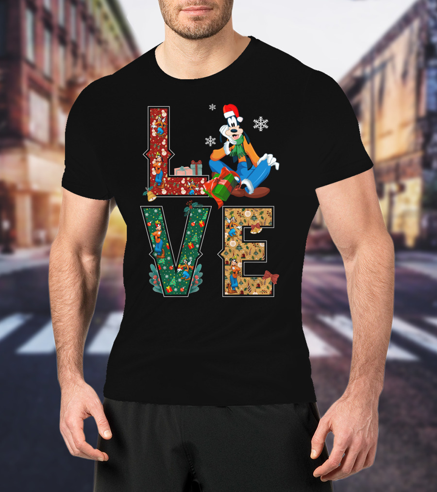 Goofy Love Christmas Festive Celebration T-Shirt