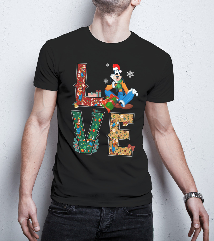 Goofy Love Christmas Festive Celebration T-Shirt