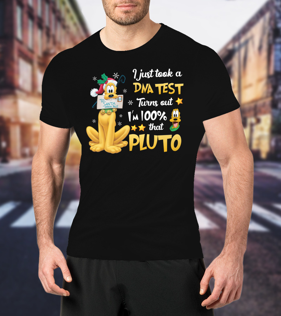 I Just Took A Dna Test Turns Out I'm 100% That Pluto Santa North Pole T-Shirt