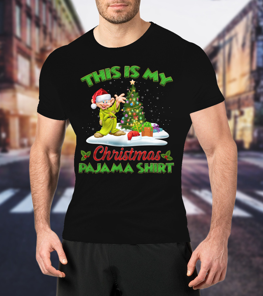 This Is My Christmas Pajama Shirt Dopey T-Shirt
