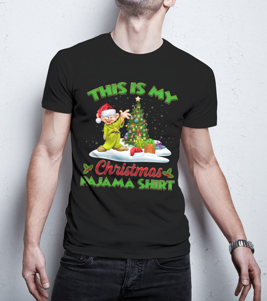 This Is My Christmas Pajama Shirt Dopey T-Shirt