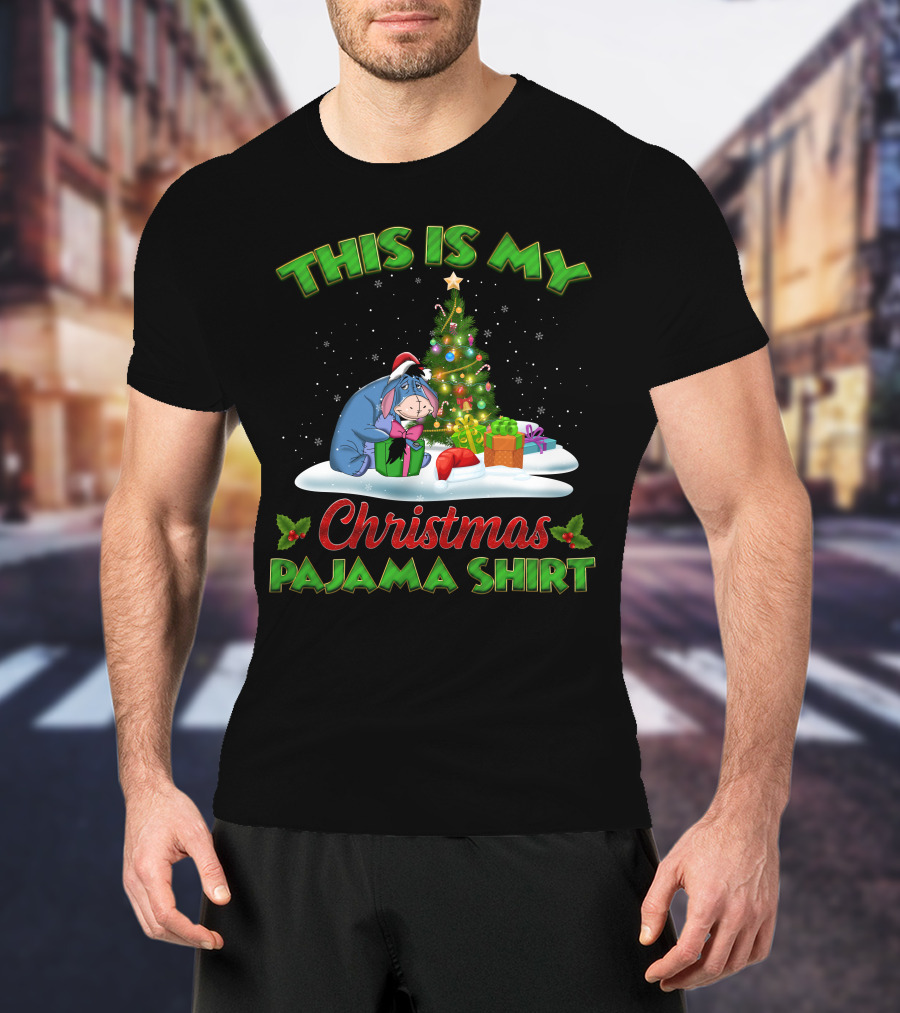 This Is My Christmas Pajama Shirt Eeyore T-Shirt