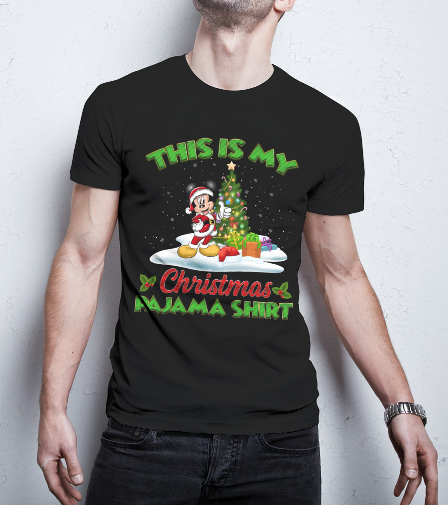 This Is My Christmas Pajama Shirt Mickey T-Shirt